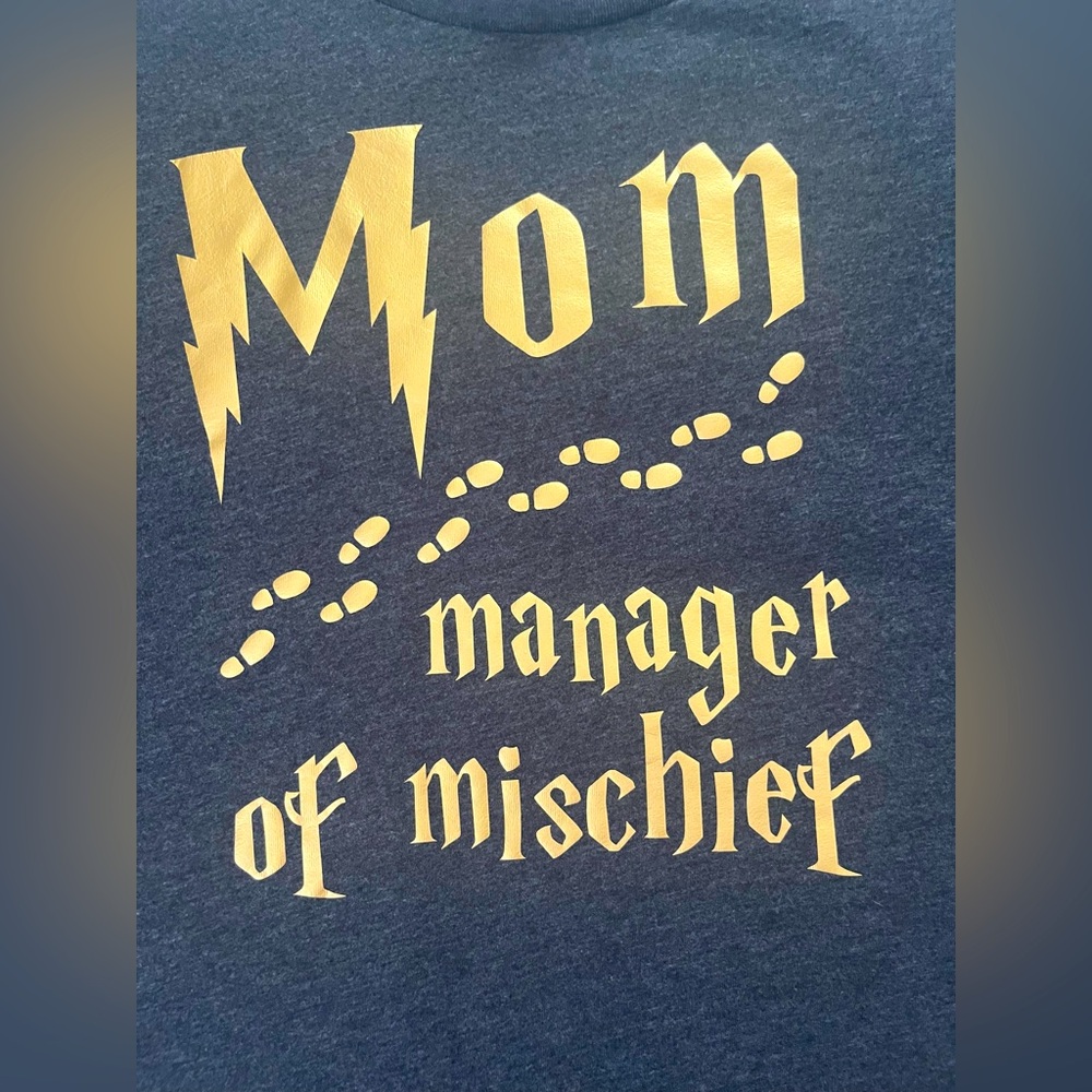 Mom Manager of Mischief tee